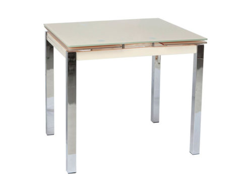 Τραπέζι κουζίνας LUNA Κρεμ 80X65 cm