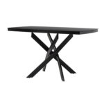 Τραπέζι κουζίνας Gusto μαύρο