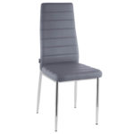Καρέκλα ΑΛΙΑΝΑ με δερματίνη και inox πόδια