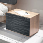 Κομοδίνο ξύλινο ROME