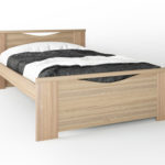 Ξύλινο ημίδιπλο κρεβάτι No16