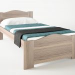 Ξύλινο μονό κρεβάτι No47