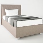 Ντυμένο μονό κρεβάτι MANHATTAN