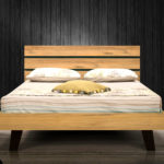 διπλό κρεβάτι Max φυσικό ξύλο