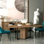 Δρύινο τραπέζι MARK με μηχανισμό προέκτασης