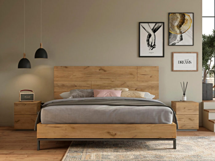Διπλό Κρεβάτι WOOD