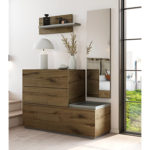 Σετ κρεβατοκάμαρας WOOD τουαλέτα