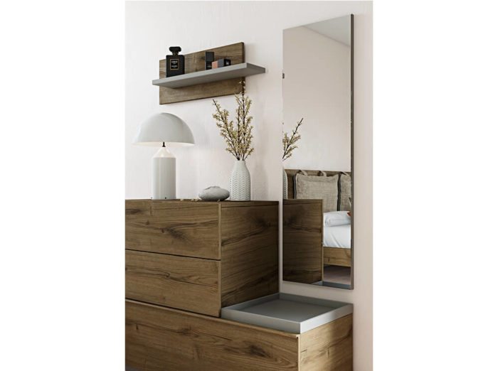 Σετ κρεβατοκάμαρας WOOD τουαλέτα 2