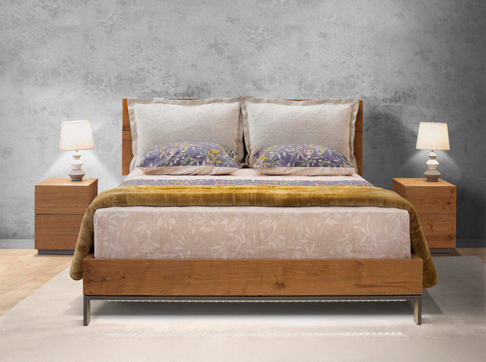 διπλό κρεβάτι WOOD