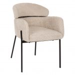 Πολυθρόνα Νο256 Μπουκλέ Εκρού